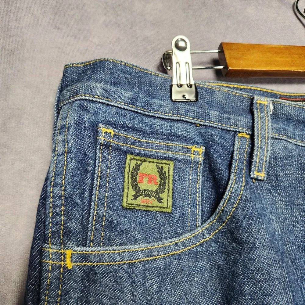 Vintage Cinch WRX FR Flame Resistant Green Label Jeans 38x36 Mens Workwear Pants